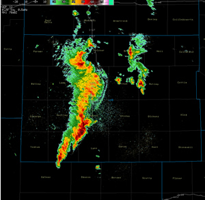 radar image at 10 UTC