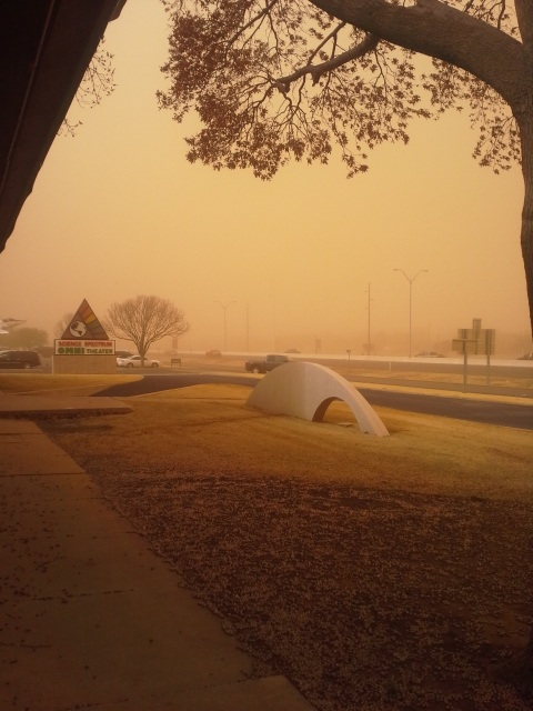 Image looking west from the Science Spectrum around 1pm. Photo courtesy of Joe Jurecka