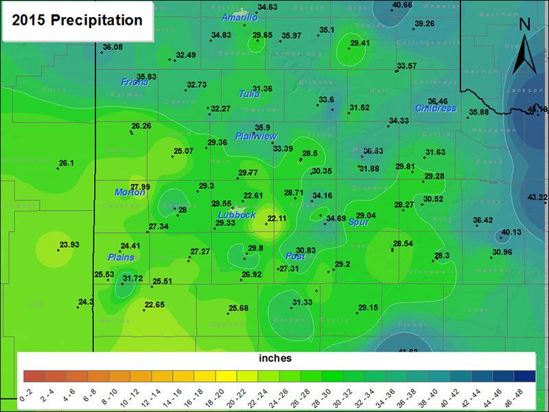 2015 precipitation analysis