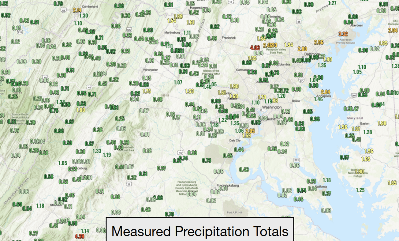 rainfall observations