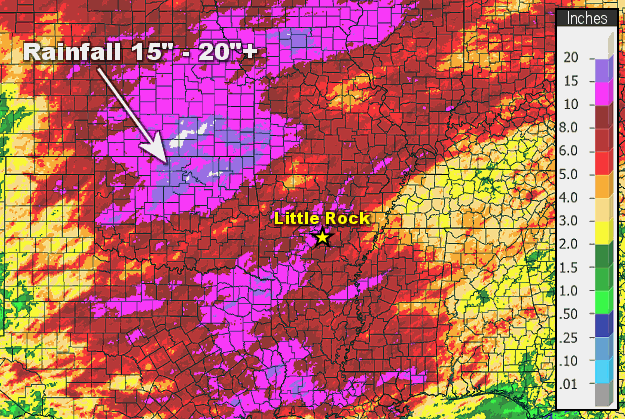 Rainfall in May, 2019.