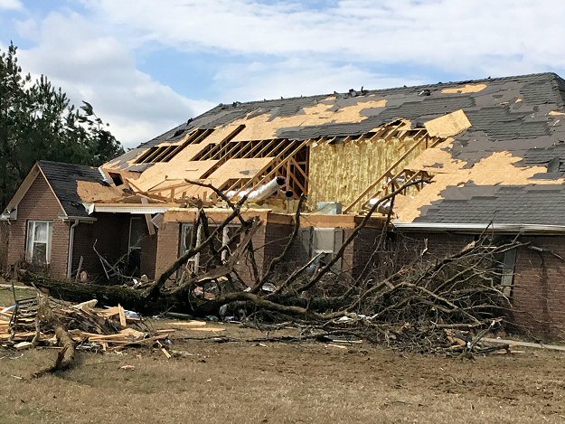 The most extensive tornado damage during this event was north of Pleasant Valley (Pope County), near Sage (Izard County), and west of Evening Shade (Sharp County). There was extensive tree damage, with roof damage to some houses. Several barns, sheds, and mobile/modular homes were destroyed.