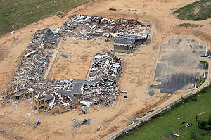 This brand new local school was set to open in the fall until the tornado ripped it apart.