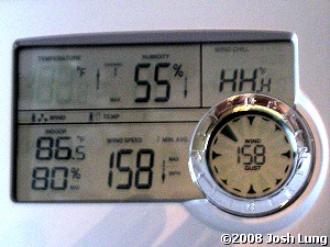 A home weather station recorded a 158 mph wind gust as the tornado passed through the Zion (Izard County) area.