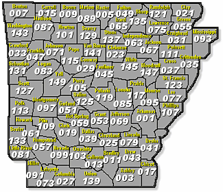 Arkansas FIPS Codes