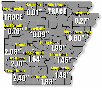 Twenty four hour precipitation (liquid) through 600 am CST on 12/26/2012.