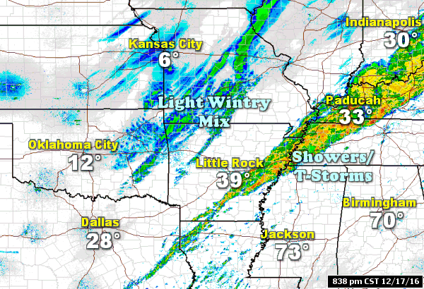 A variety of weather conditions surrounded the front on 11/18/2016. Blizzard conditions were expected in parts of the upper Midwest, with a freeze in the southern Plains. In Kentucky, dry air and increasing winds along with existing drought conditions elevated the wildfire danger.