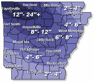 Snow accumulations on 02/09/2011.