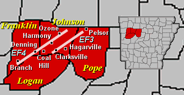 Two tornadoes (rated EF3/EF4) were confirmed early on 05/25/2011.