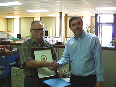 photo of Seminole, Texas cooperative observer and National Weather Service staff