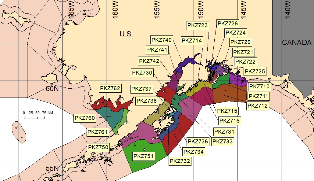 Coastal Marine Forecasts by Zone WFO Anchorage, AK