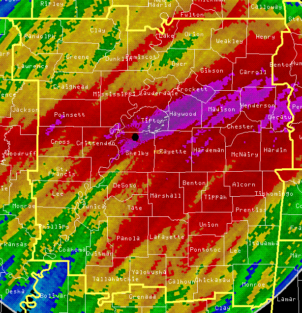 Radar Event Precipitation