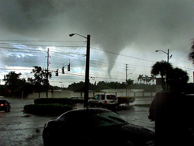 View of tornado