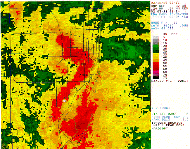 Doppler Radar Dade/Broward area