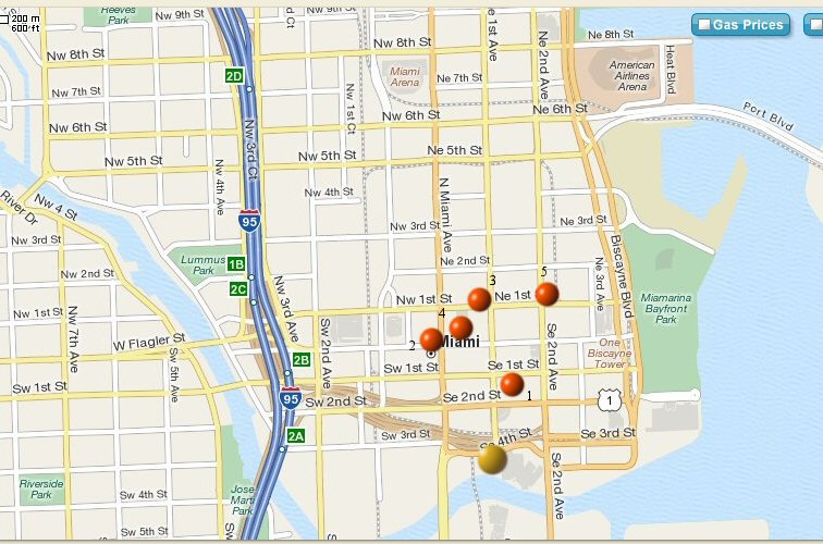 Miami observation history map 2