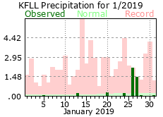 January rainfall 2019