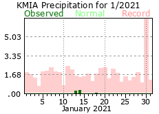 January rainfall 2021