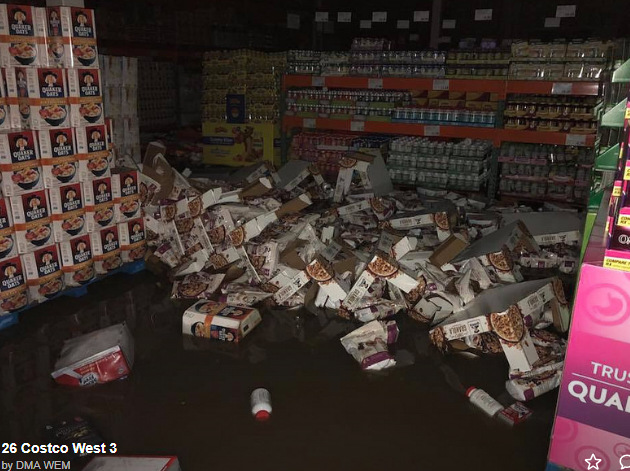 Store flooding