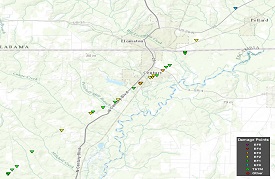 Century Tornado Path