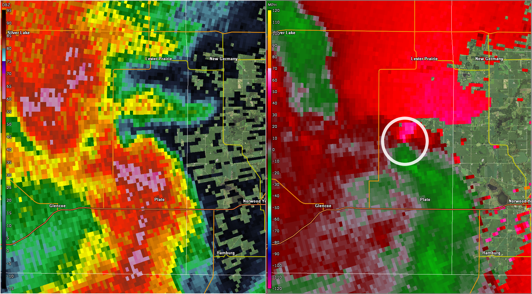 Plato, MN Radar Image