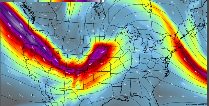 300 mb winds and heights