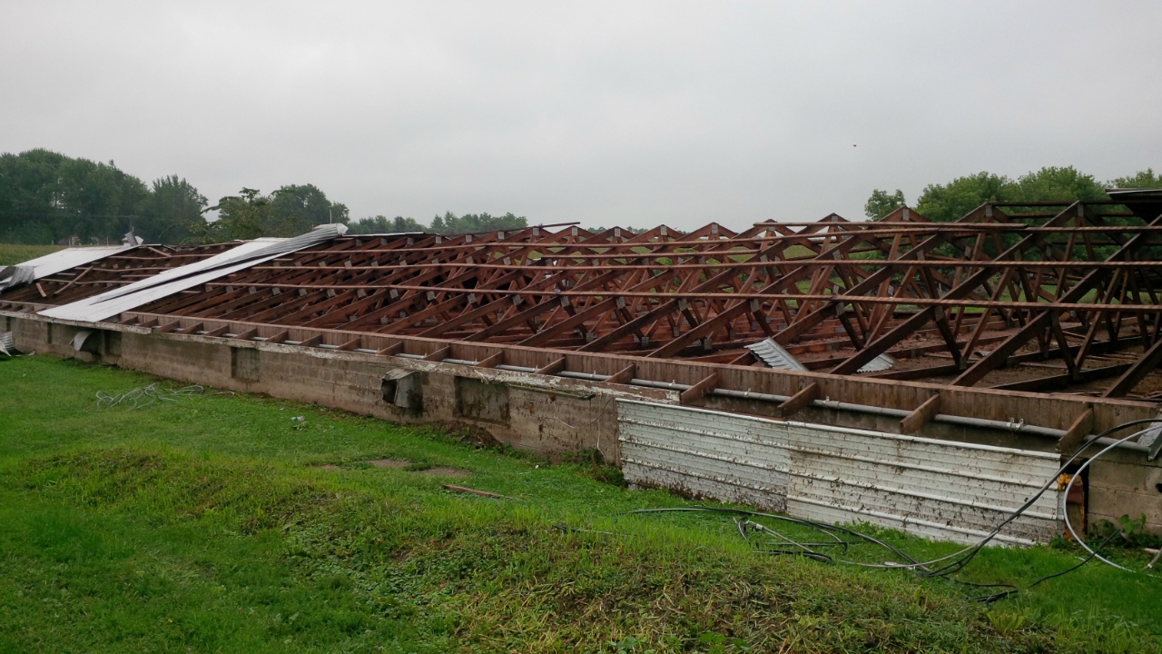 Barn Roof Damage