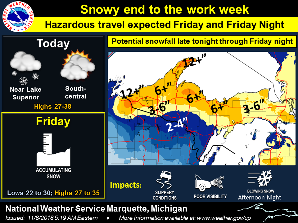 Thur. Nov 8 AM Weather Story	