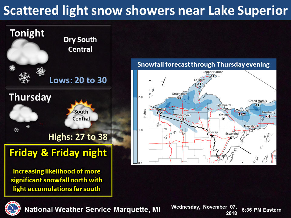 Wed. Nov 7 PM Weather Story	