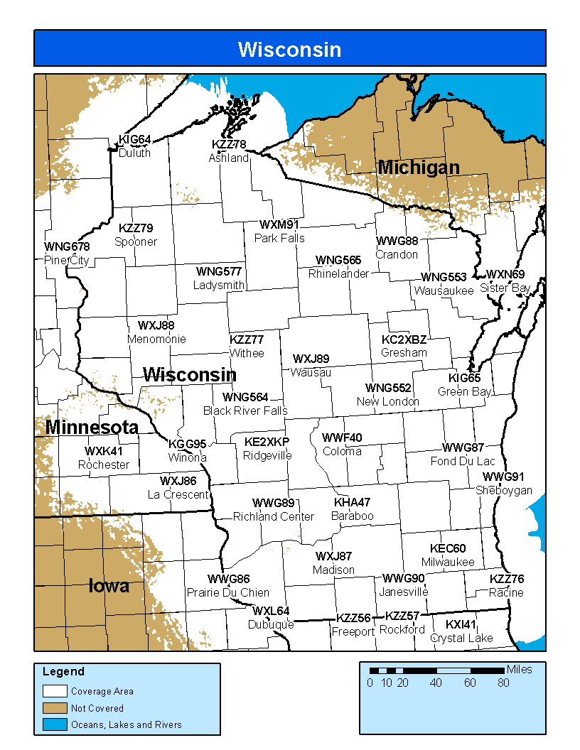 Wisconsin Map