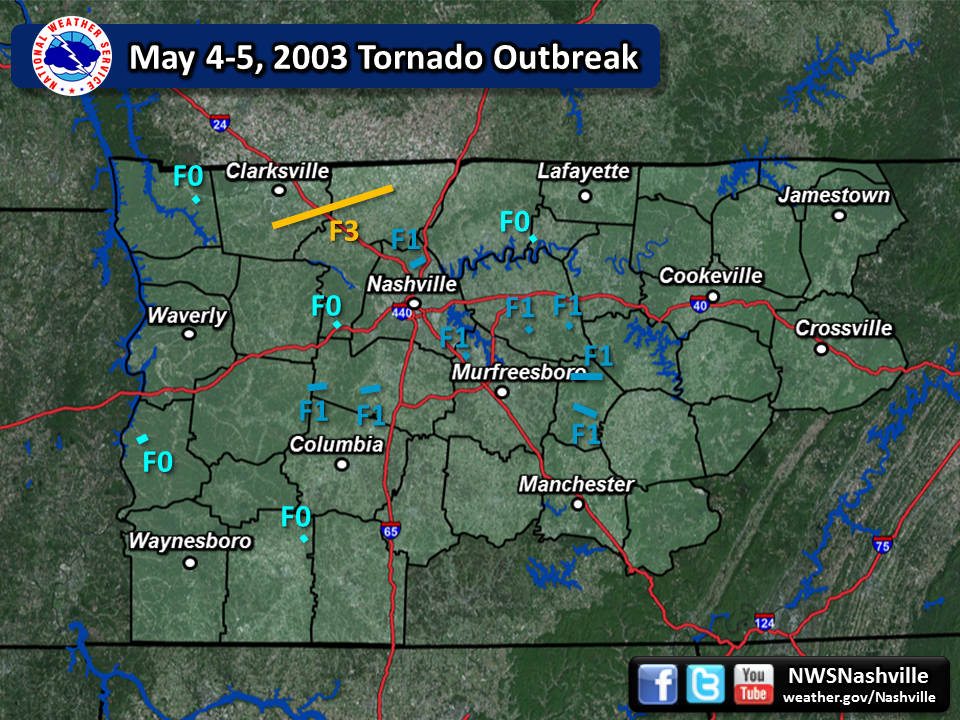 May 4-5, 2003 track map