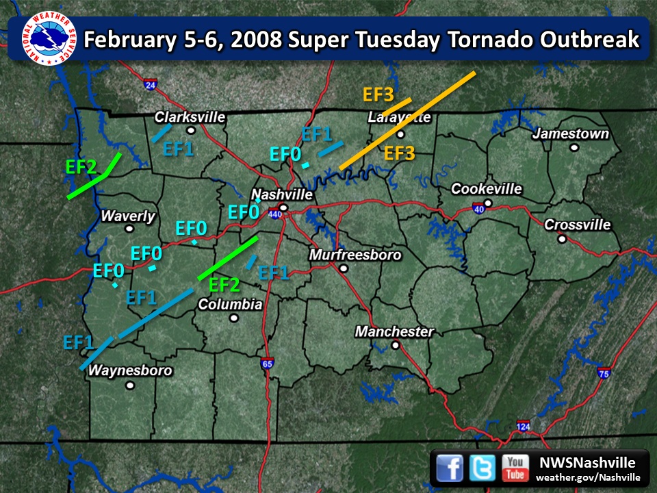 February 5-6, 2008 track map