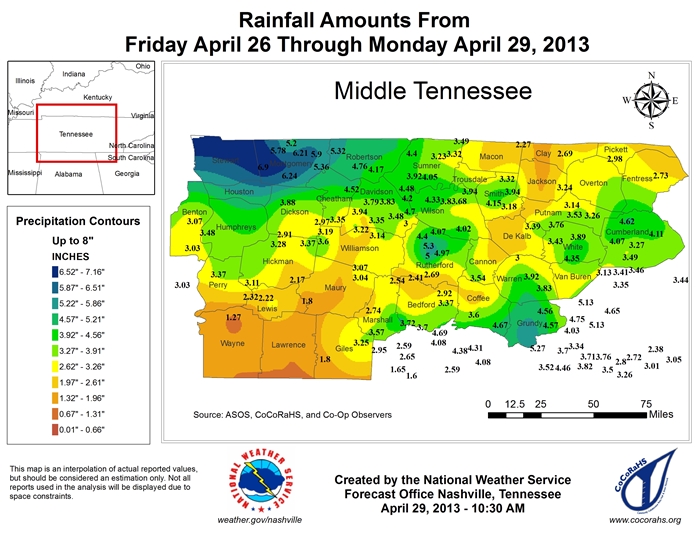 Rainfall Map