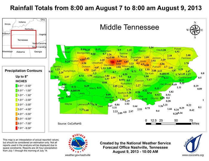 Rainfall Map