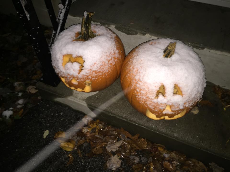 Halloween 2014 Night Snow