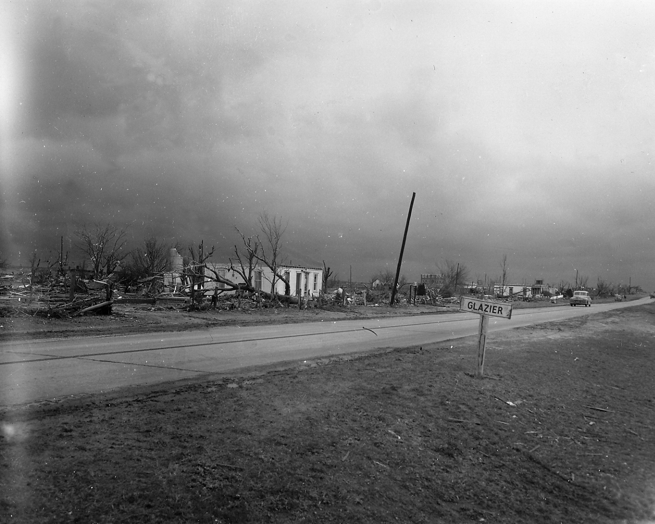 April 9, 1947 Tornado Damage Photo