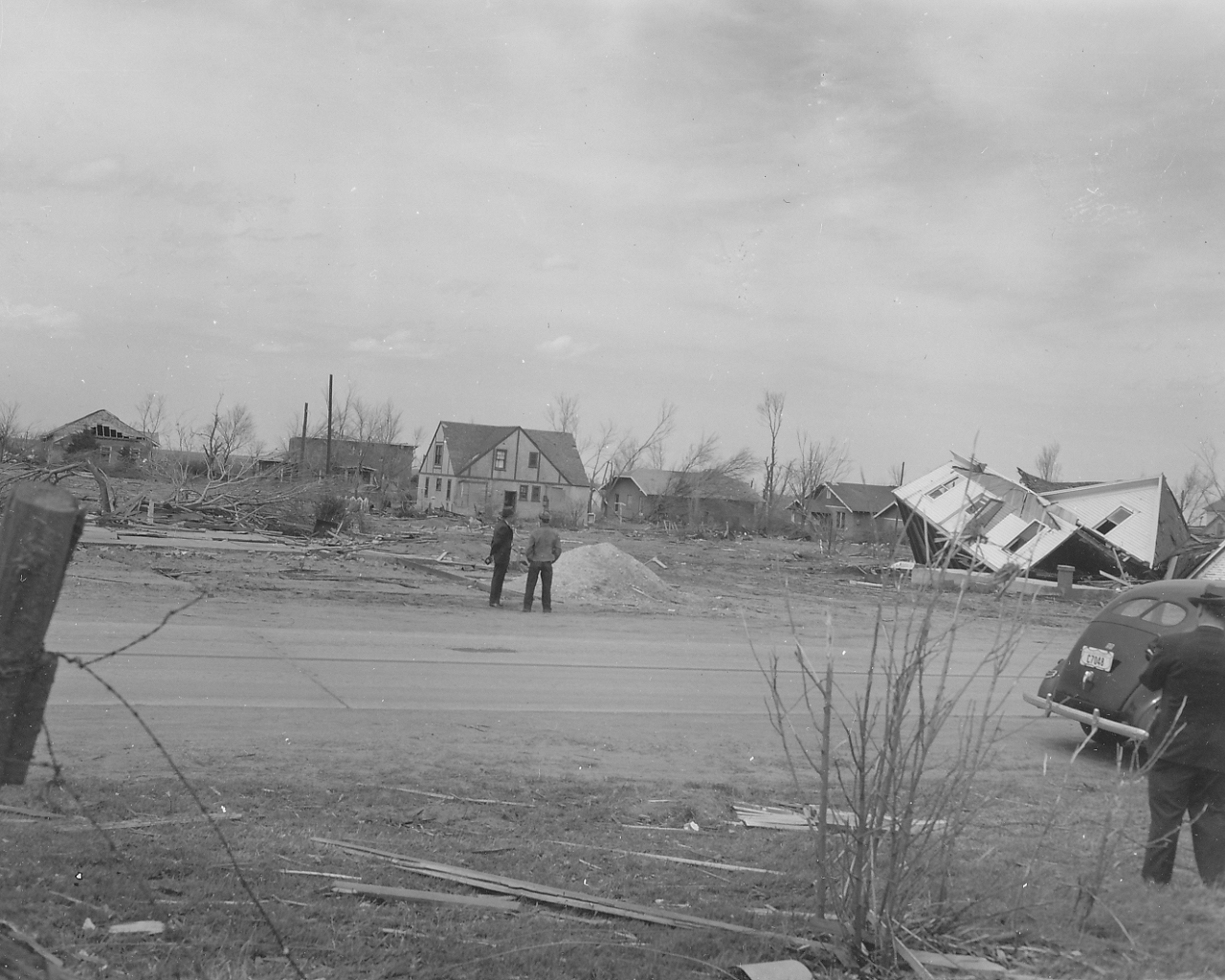 April 9, 1947 Tornado Damage Photo