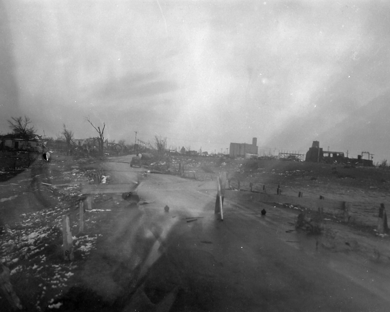 April 9, 1947 Tornado Damage Photo