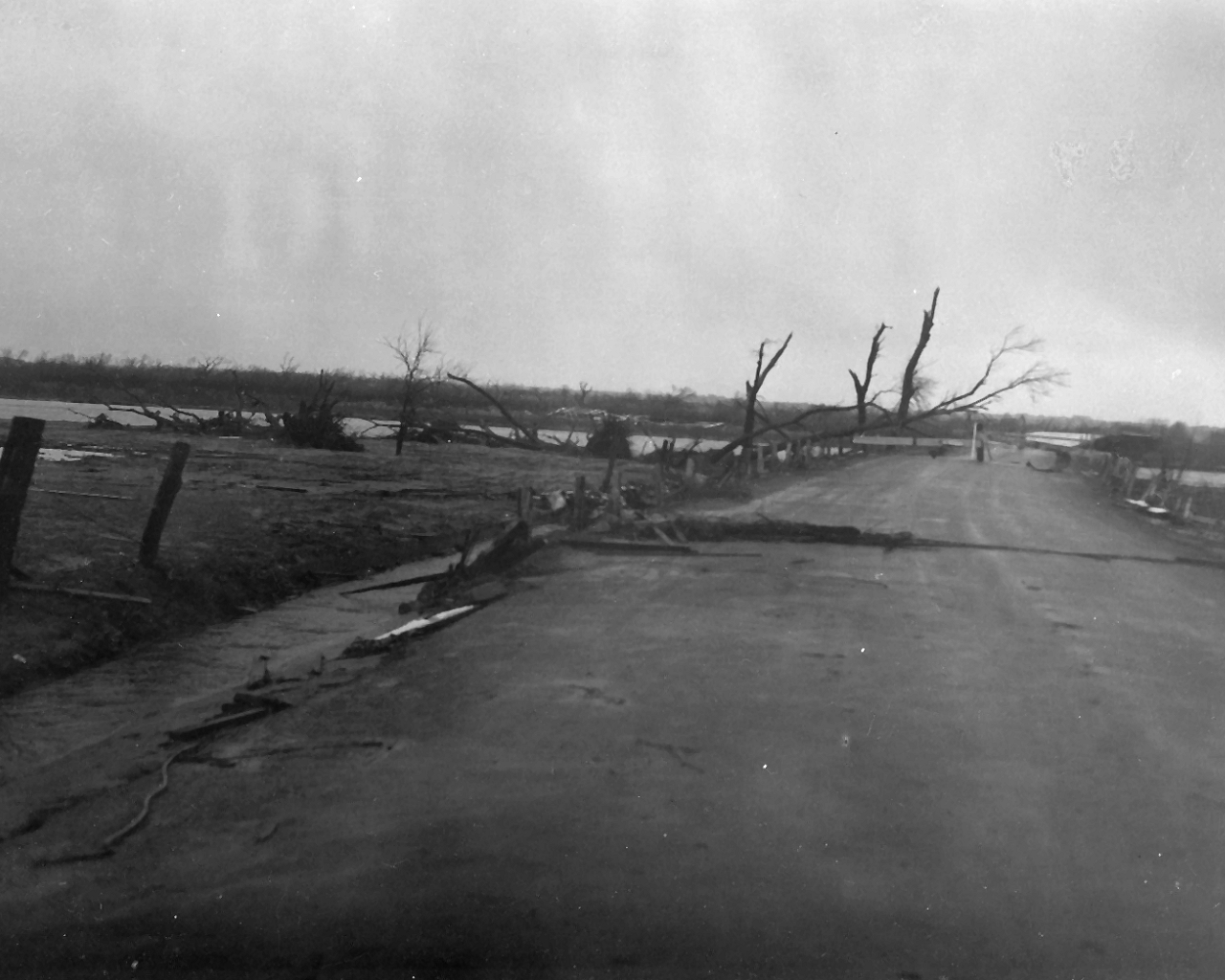 April 9, 1947 Tornado Damage Photo