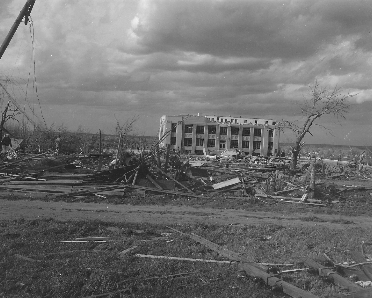 April 9, 1947 Tornado Damage Photo