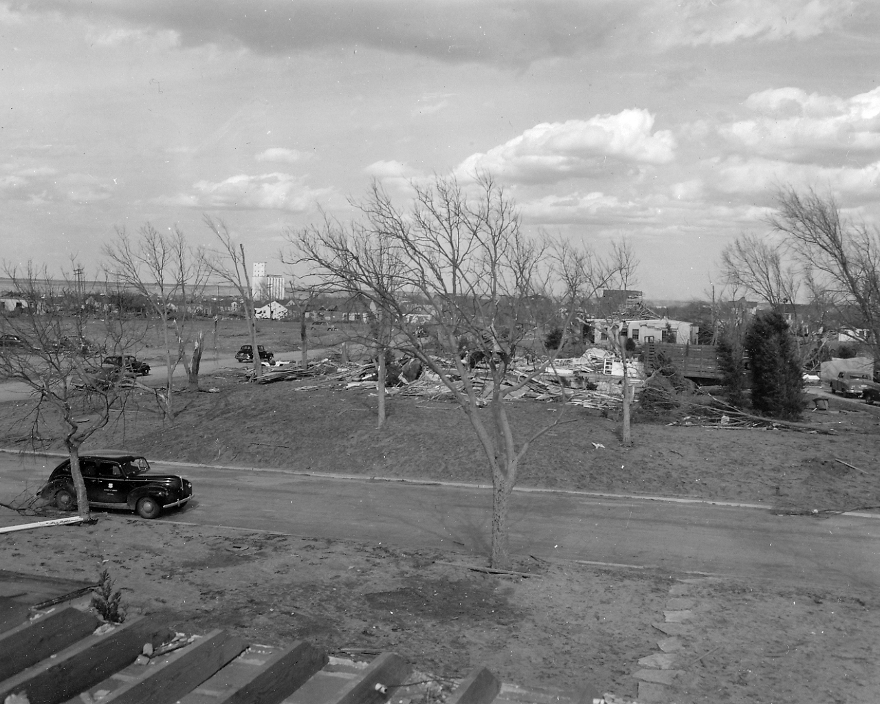 April 9, 1947 Tornado Damage Photo