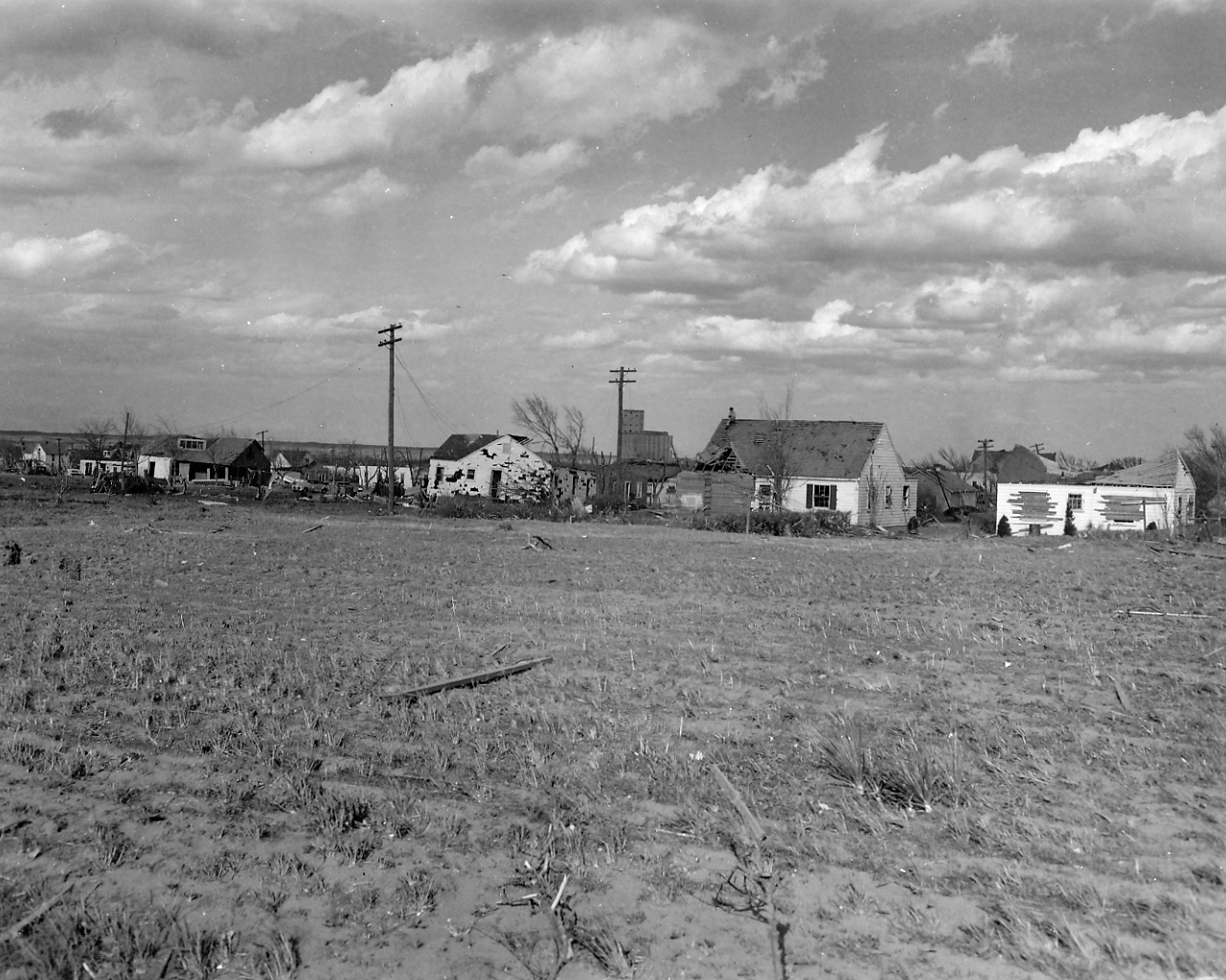 April 9, 1947 Tornado Damage Photo