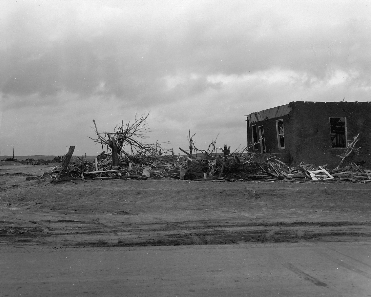 April 9, 1947 Tornado Damage Photo