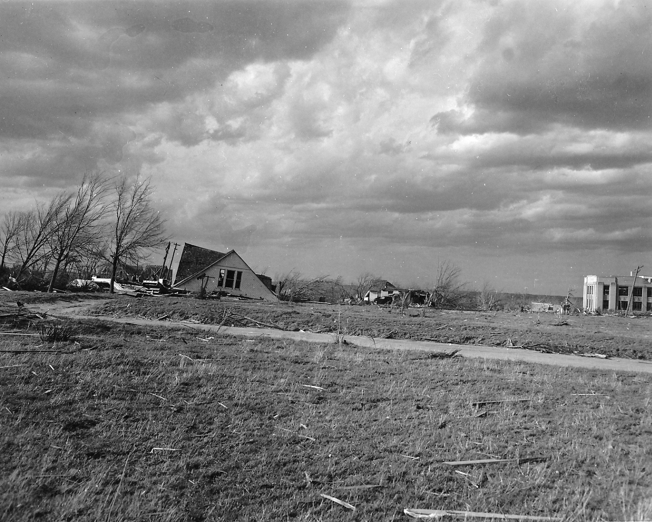 April 9, 1947 Tornado Damage Photo