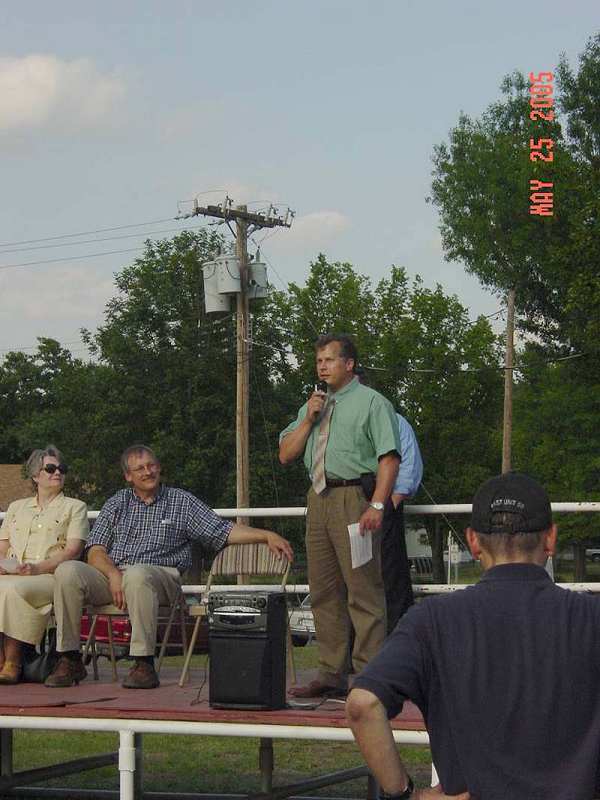 May 25, 2005 dedication ceremony of the Blackwell Tornado Memorial