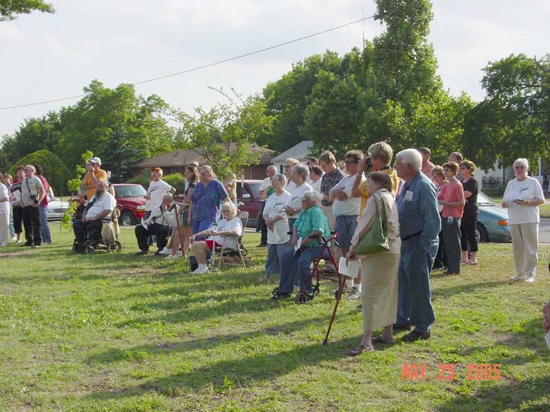 May 25, 2005 dedication ceremony of the Blackwell Tornado Memorial