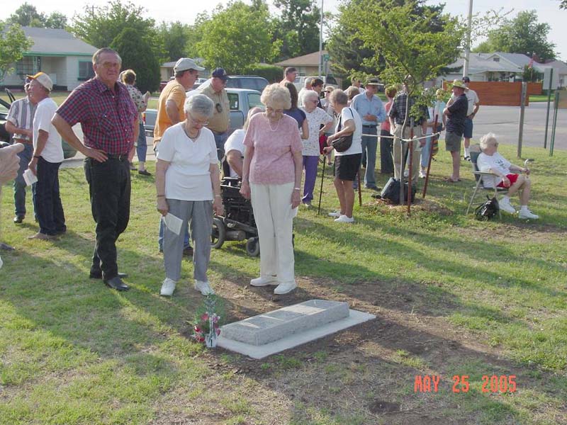 May 25, 2005 dedication ceremony of the Blackwell Tornado Memorial