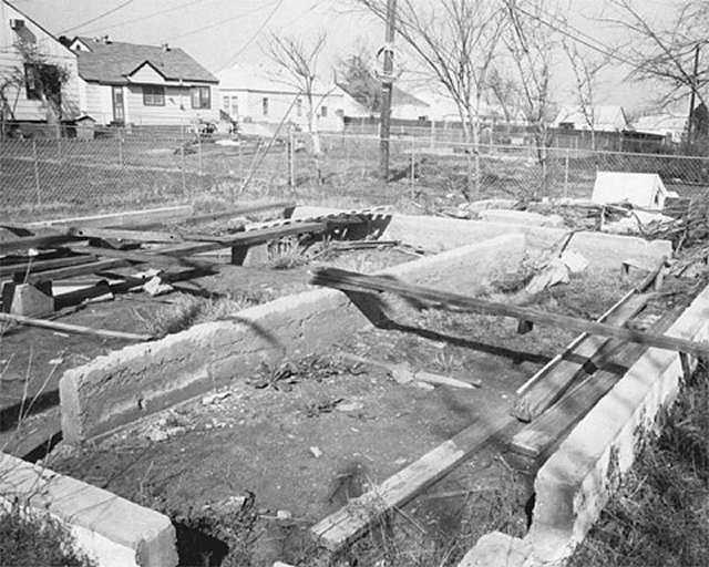 Tornado damage in Lawton, Oklahoma. Photo courtesy of the Lawton Constitution.