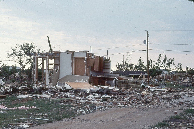 Wichita Falls, Texas Tornado Damage