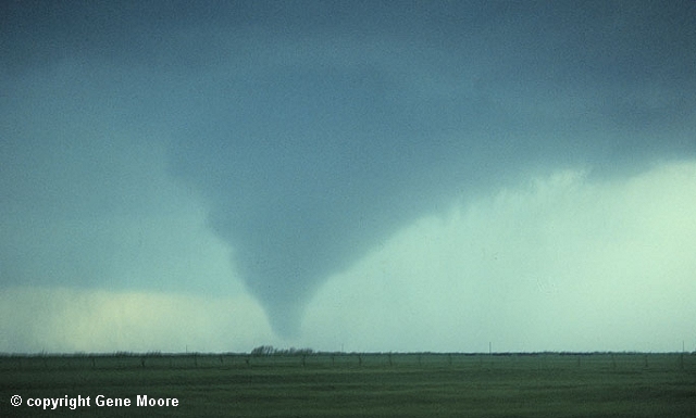 Almost in position NE of the tornado