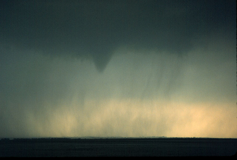 Photo of the April 26, 1991 Red Rock Tornado is courtesy of Gene Moore